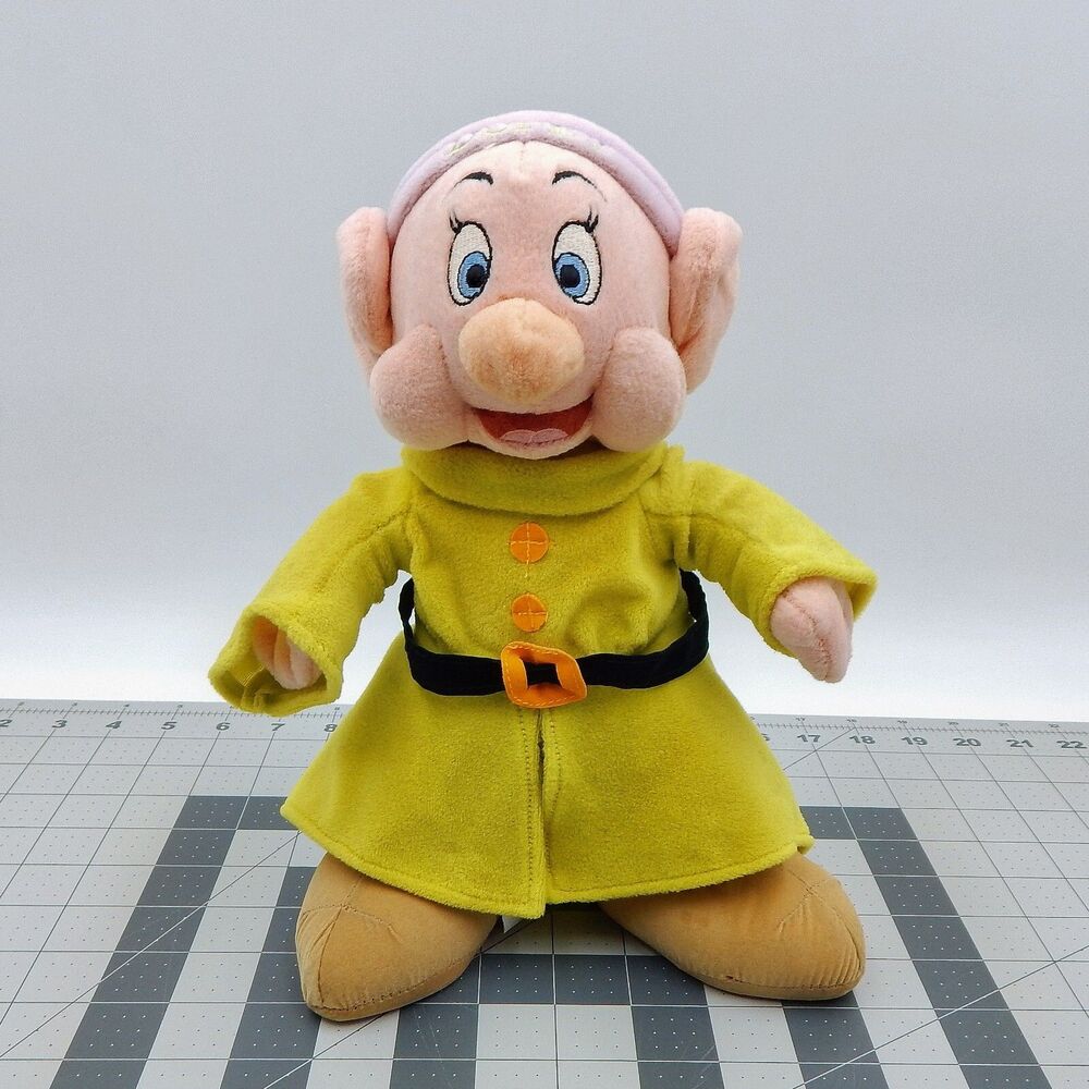 Disney Store Snow White And The 7 Dwarfs Dopey Plush Doll 11 Inch Vintage